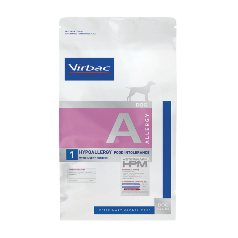 Virbac Veterinary HPM Allergy A1 Hypoallergy Pienso para Perros