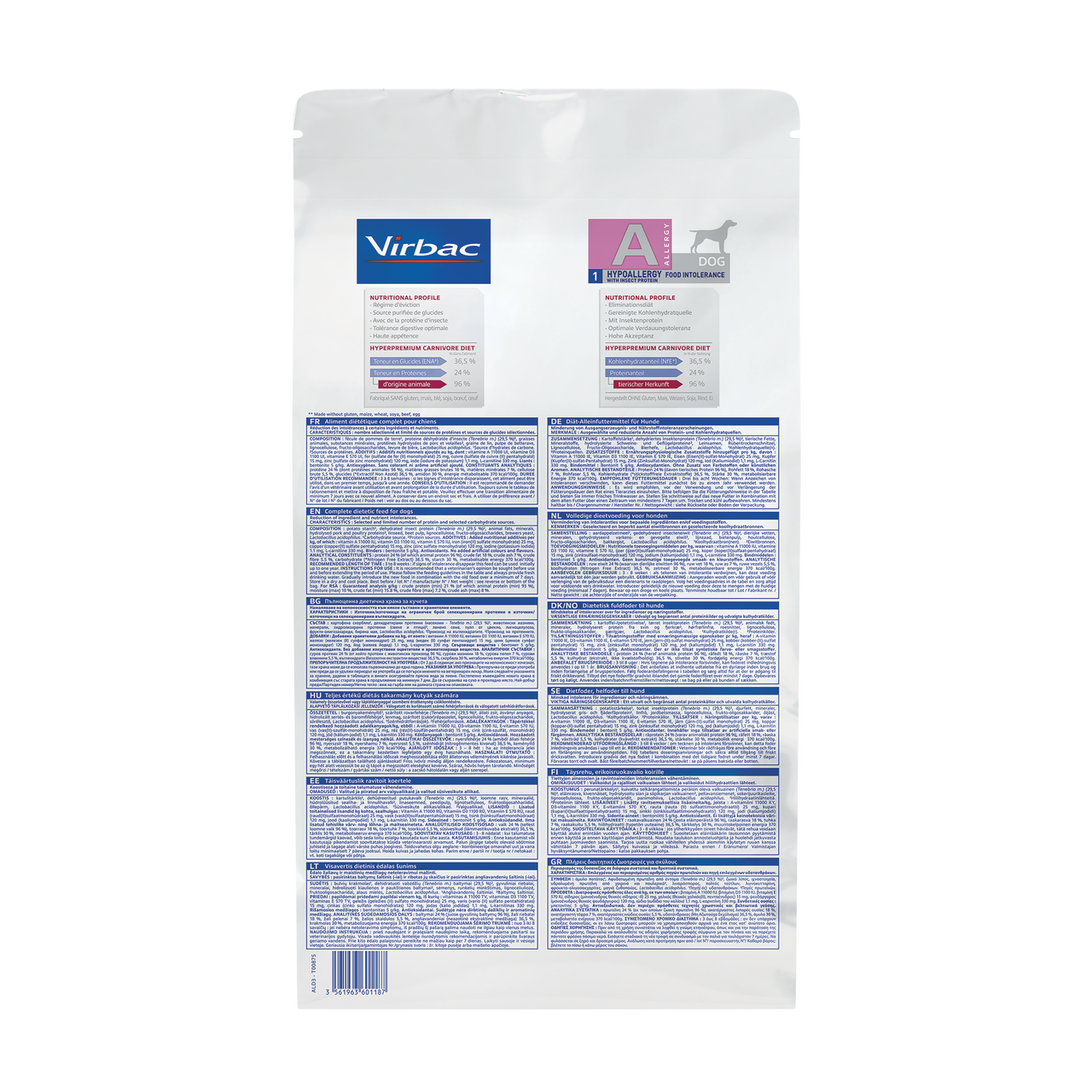 Virbac Veterinary HPM Allergy A1 Hypoallergy Pienso para Perros - Imagen 2