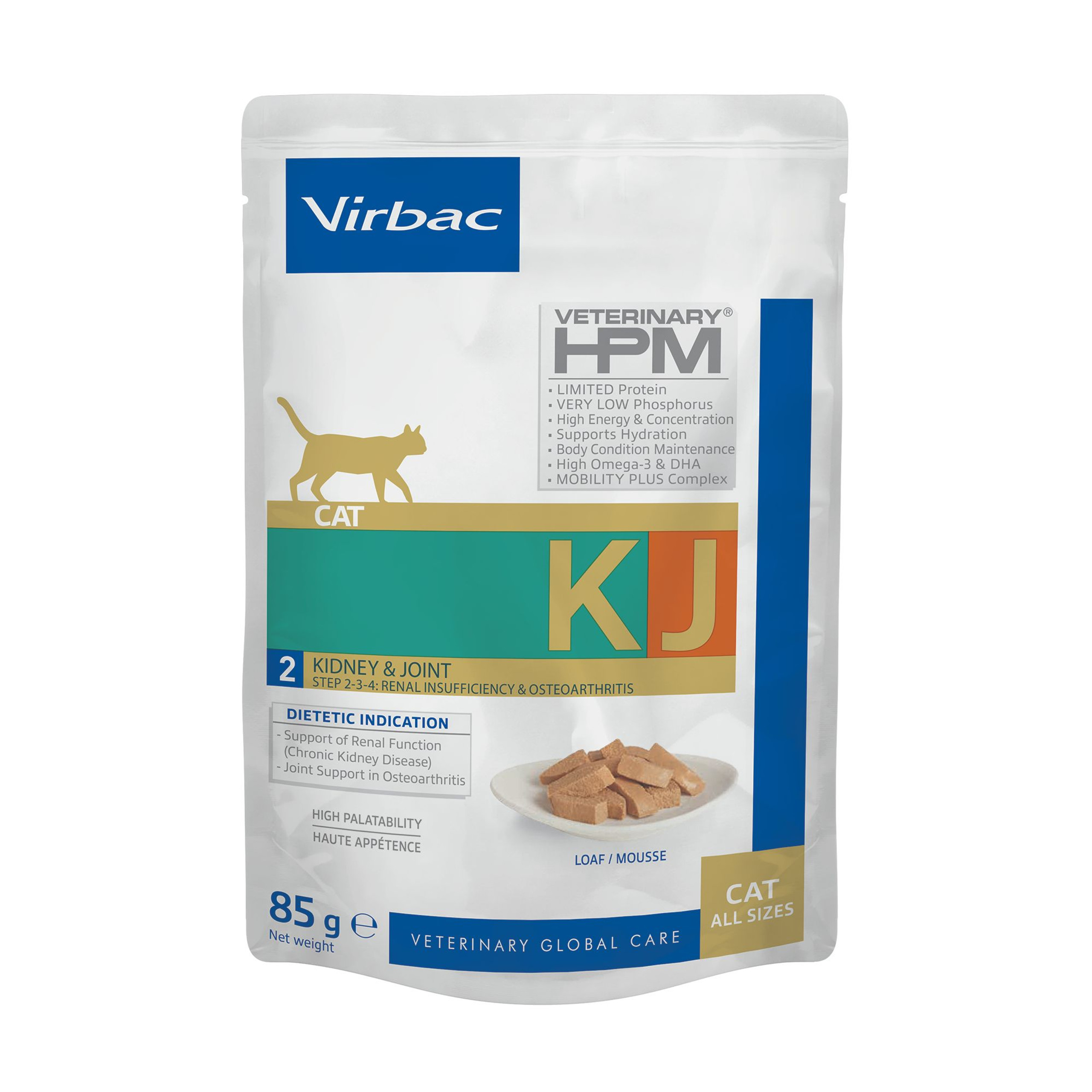 Virbac Veterinary HPM KJ2 Sobres Comida Húmeda para Gatos - Imagen 2