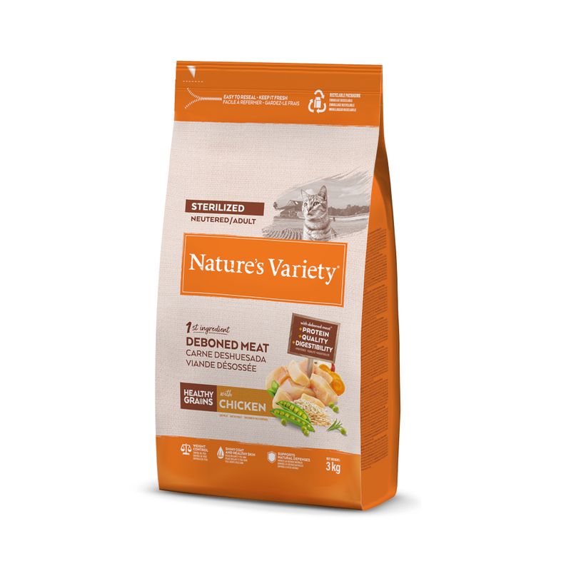 Nature's Variety Healthy Grains Sterilized de Pollo para Gatos