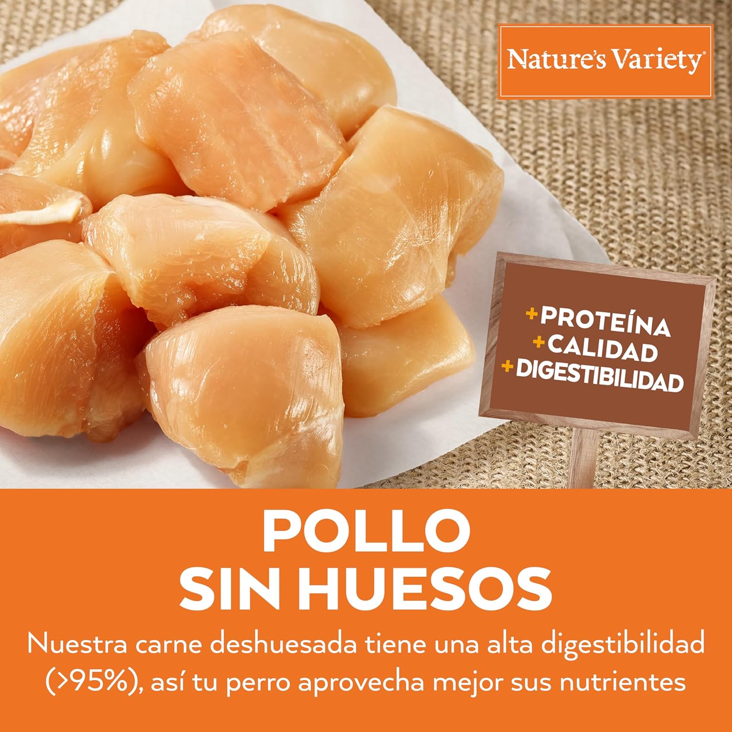 Nature's Variety No Grain Adult Mini con Pollo Pienso para Perros - Imagen 3