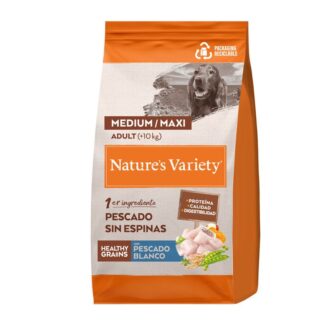 Nature's Variety Healthy Grain Medium/Maxi Pescado Blanco para Perros