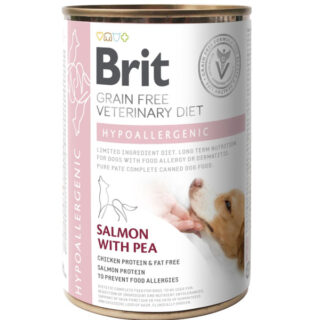 Brit Veterinary Diets Hypoallergenic Salmón Latas para Perros