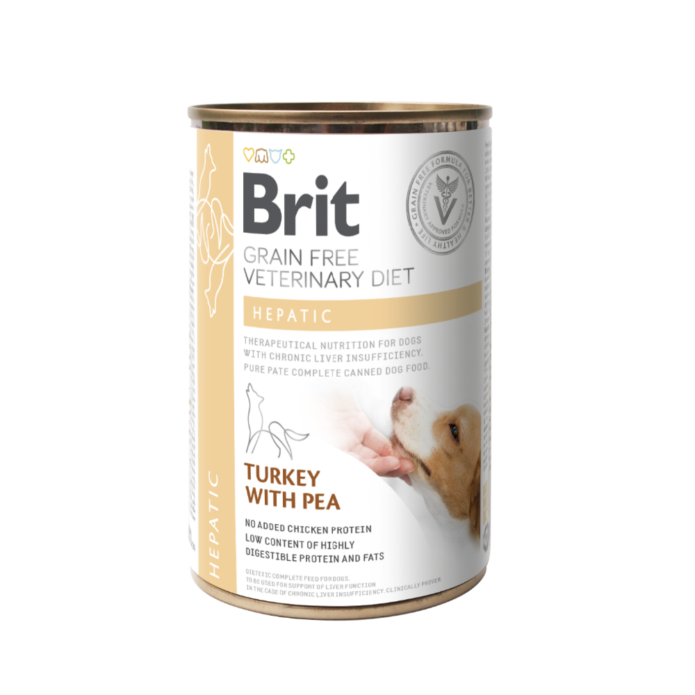 Brit Veterinary Diet Hepatic Latas para Perros