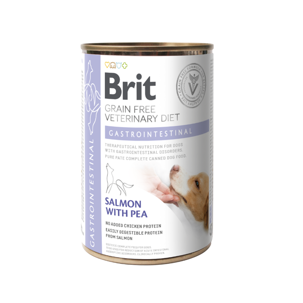 Brit Veterinary Diet Gastrointestinal Latas para Perros (6 x 400gr)
