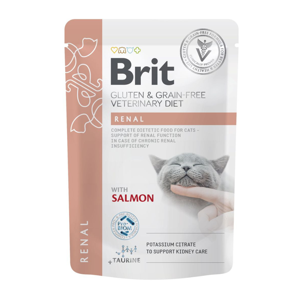 Brit Veterinary Diet Renal Sobres para Gatos (12 x 85gr)