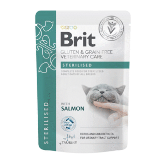 Brit Veterinary Diet Sterilised Sobres para Gatos (12 x 85gr)