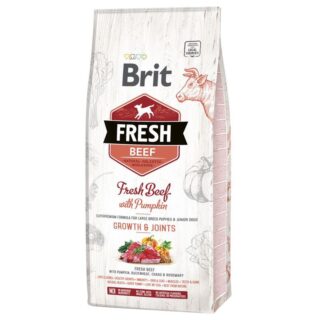 Brit Fresh Puppy Large de Vacuno con Calabaza