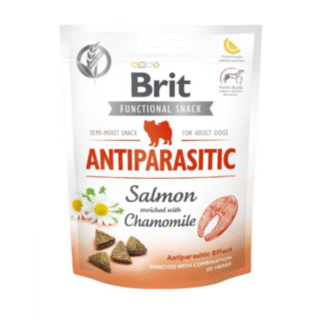 Brit Care Snack Functional Antiparasitic Salmón para Perros 150gr