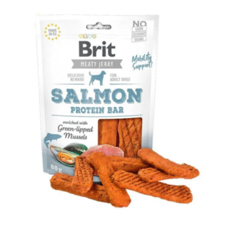 Brit Jerky Snack Protein Bar de Salmón para Perros
