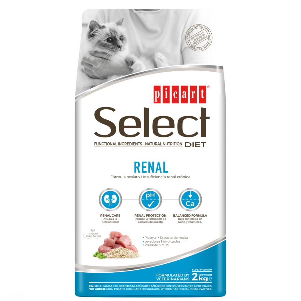 Picart Select Veterinary Diet RENAL Pienso para Gatos