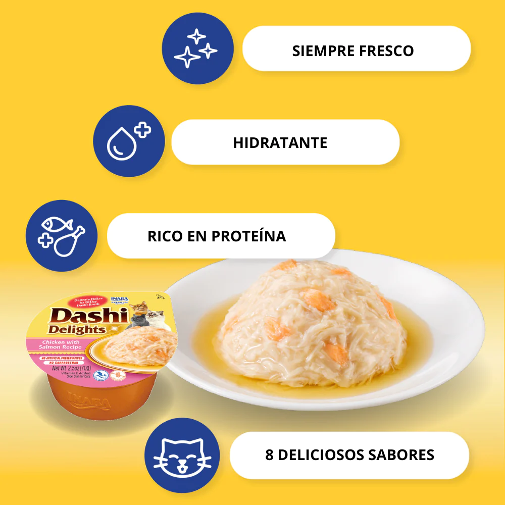 Churu Dashi Delights Atún con Copos de Bonito (6 x 70 g) - Imagen 3
