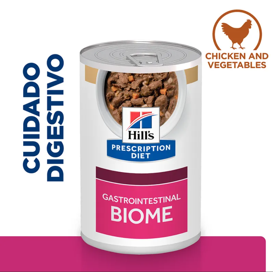Hill's Prescription Diet Gastrointestinal Biome Pollo Latas para Perros - Imagen 2