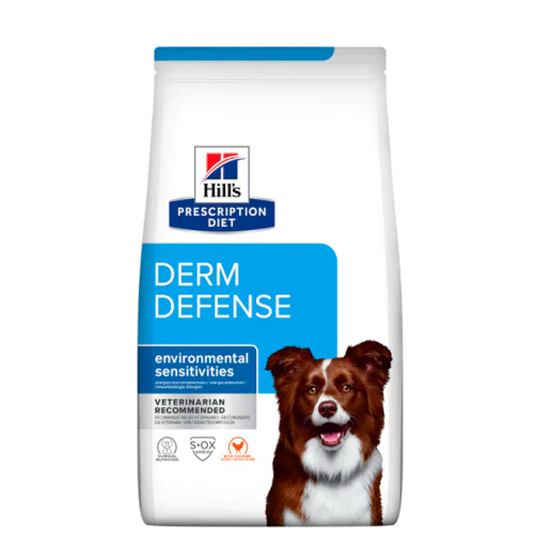 Hill's Prescription Diet Derm Defense con Pollo Pienso para Perros