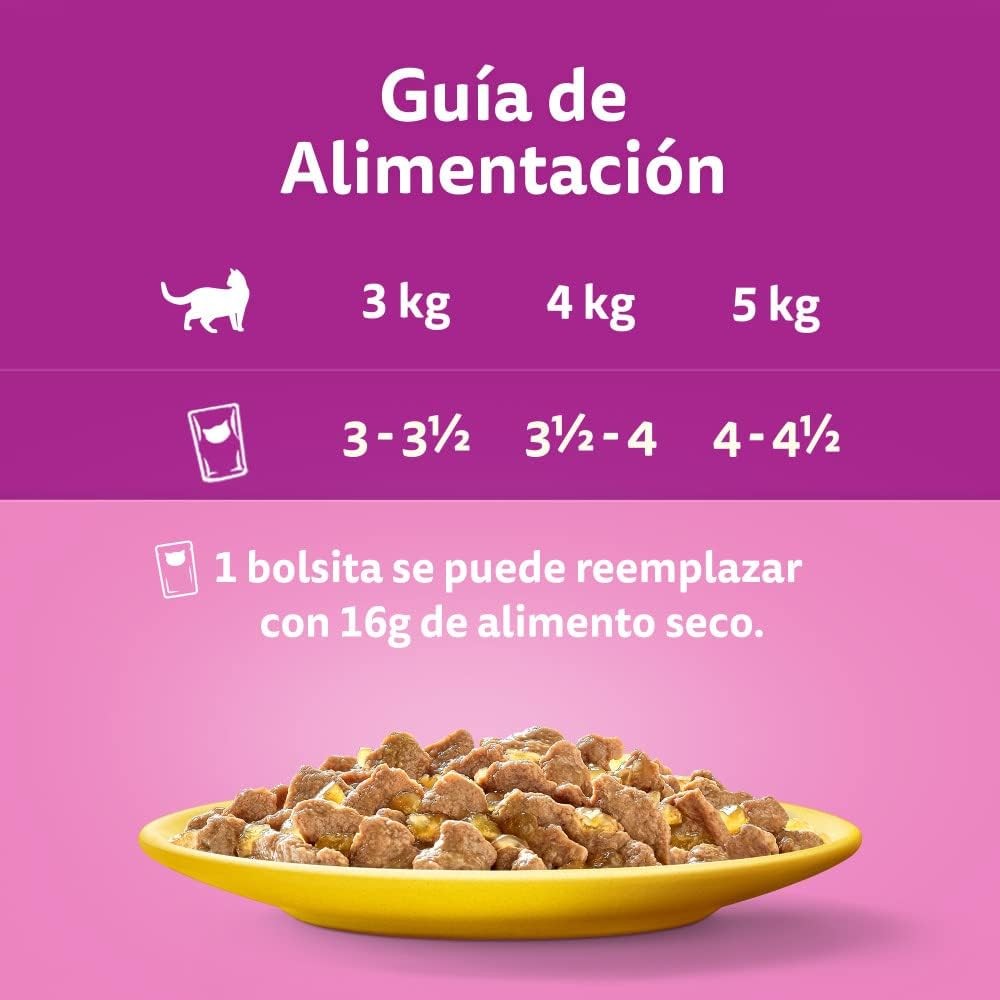 Whiskas Selección de Aves en Gelatina Sobres para Gatos - Imagen 3