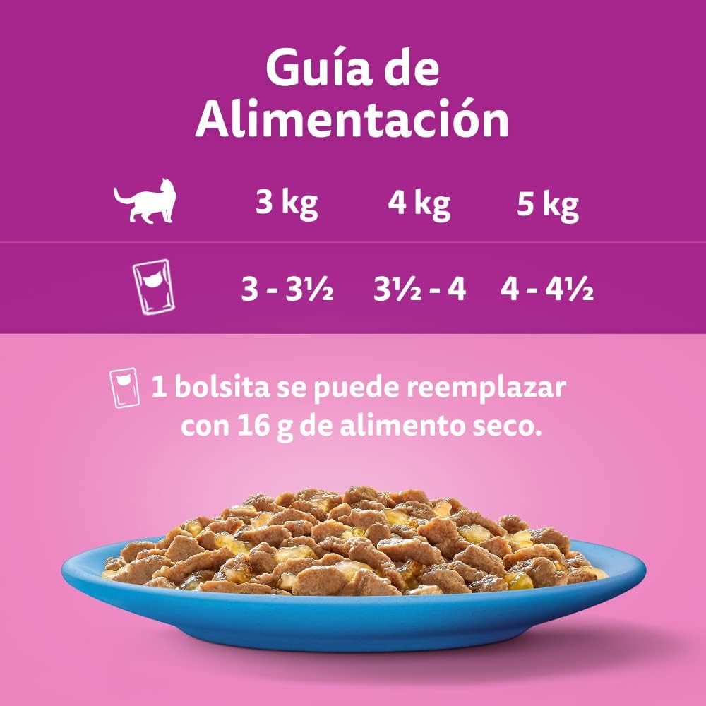 Whiskas Selección de Pescado en Gelatina Sobres para Gatos - Imagen 4