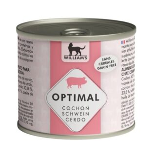 William’s Optimal Latas de Cerdo para Gatos 200gr