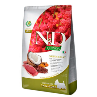 Farmina N&D Quinoa Skin & Coat de Pato para Perros Mini