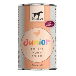 William's Optimal Latas de Pollo para Perros Junior 395gr