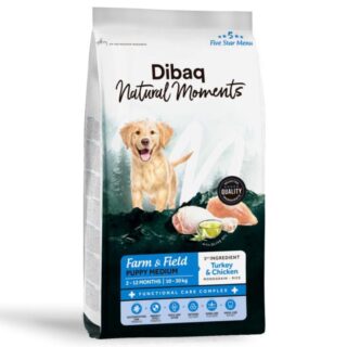 Dibaq Natural Moments Farm & Field Puppy Medium Pienso para Perros