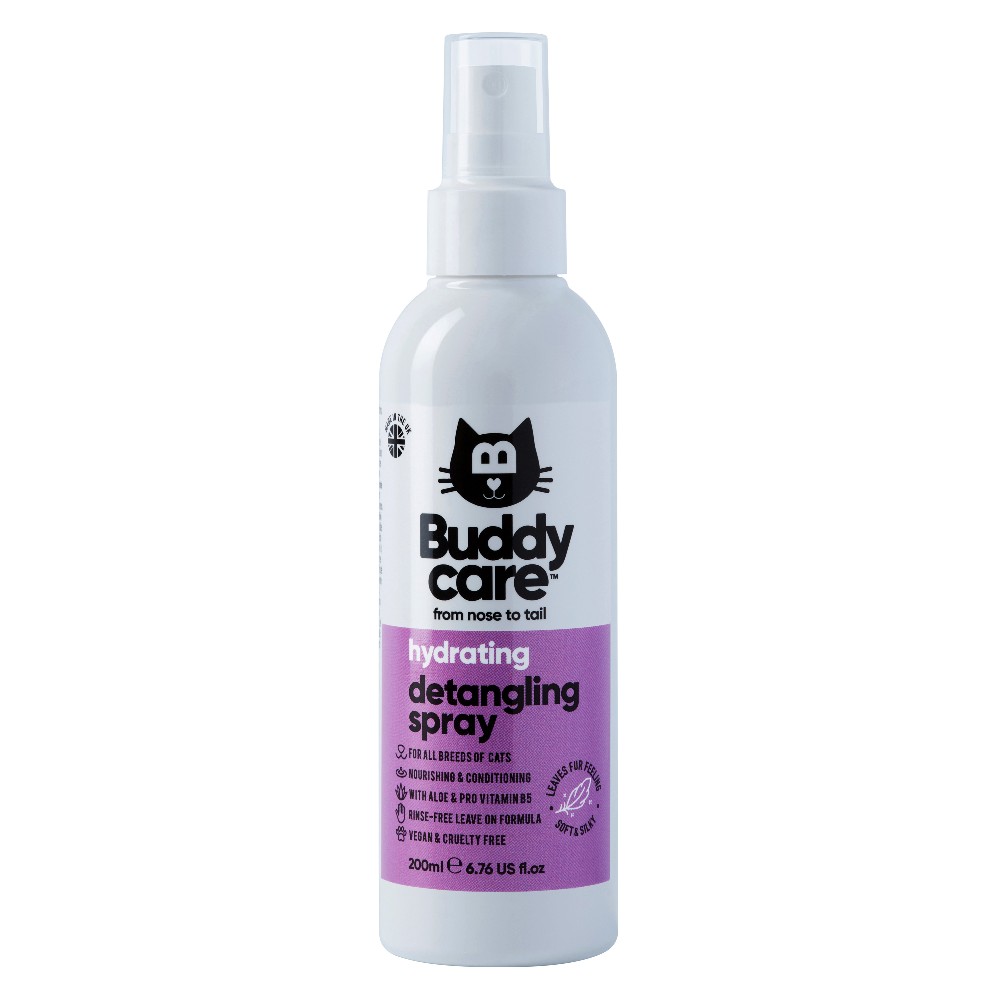BuddyCare Spray Desenredante Hidratante para Gatos 200 ml