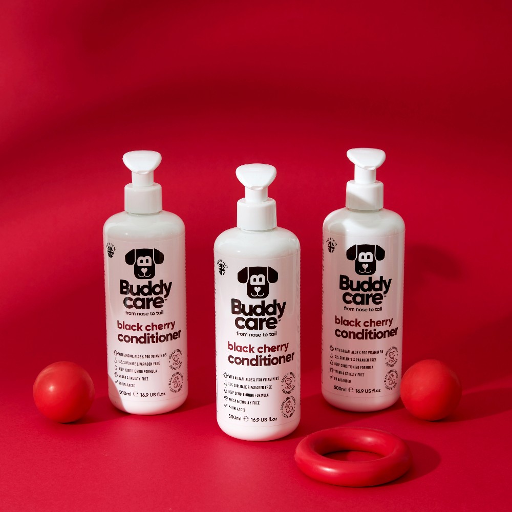 BuddyCare Acondicionador para Perros de Cereza Negra 500 ml - Imagen 2