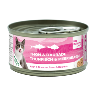 Bubi Nature Latas de Atún y Dorada para Gatos 70gr