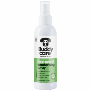 BuddyCare DESODORANTE de Control de Caída de Pelo con Aloe & Limoncillo para Perros 200 ml