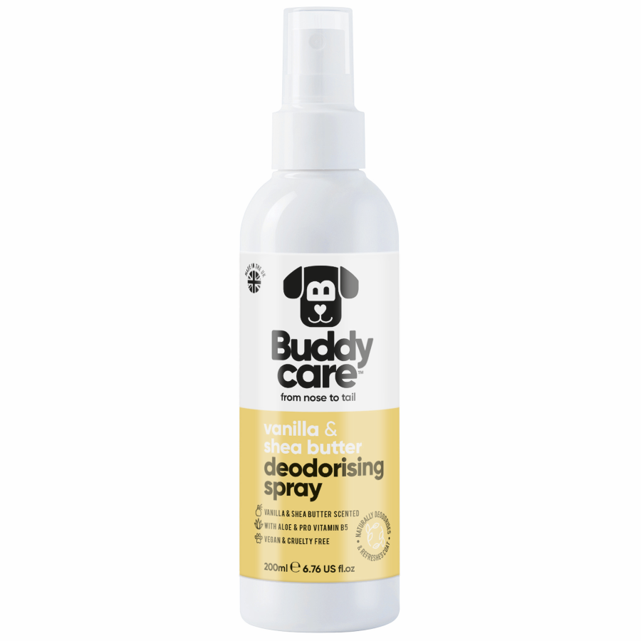 BuddyCare DESODORANTE Vainilla & Manteca de Karité para Perros (200 ml)