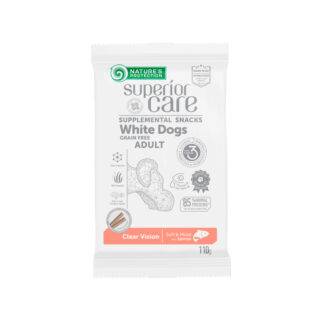 Nature's Protection Clear Vision Snack de Salmón Perros Blancos