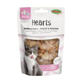 Bubimex Hearts Snack de Corazones de Pollo para Gatos 50gr