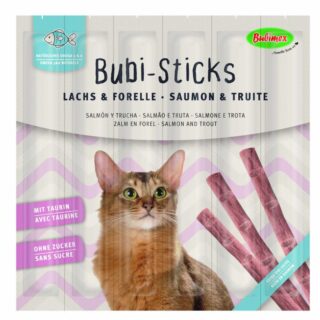 Bubimex Bubi-Sticks Snacks con Salmón para Gatos 30gr