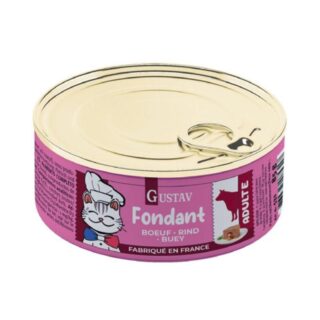 Gustav Fondant de Buey Latas para Gatos 85gr