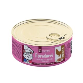 Gustav CAT Fondant de Pollo Latas para Gatos - 12 x 85gr