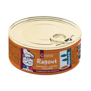 Gustav Ragout Estofado de Salmón para Gatos – 12 x 85gr