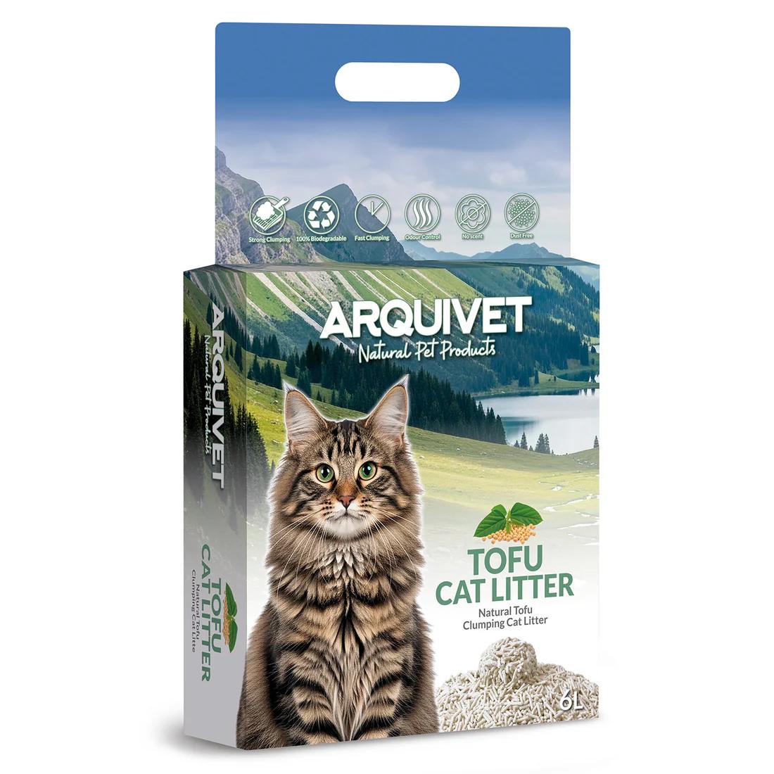Arquivet Arena Aglomerante Original Tofu para Gatos