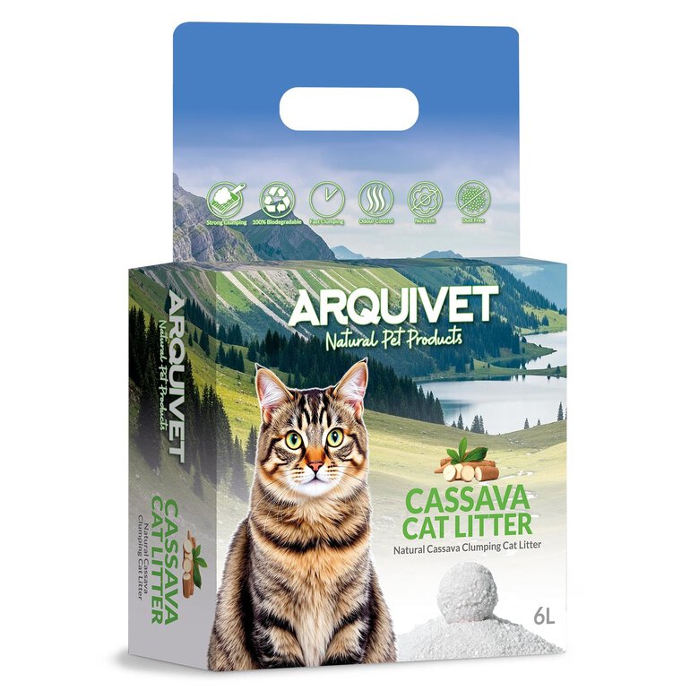 Arquivet Arena Aglomerante Cassava litter para Gatos