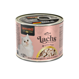 Leonardo Latas de Salmón + Extra Filet para Gatos
